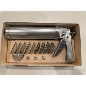 Vintage Wear-Ever Aluminum Cookie Press Cake Decorator No 3363 Made in USA